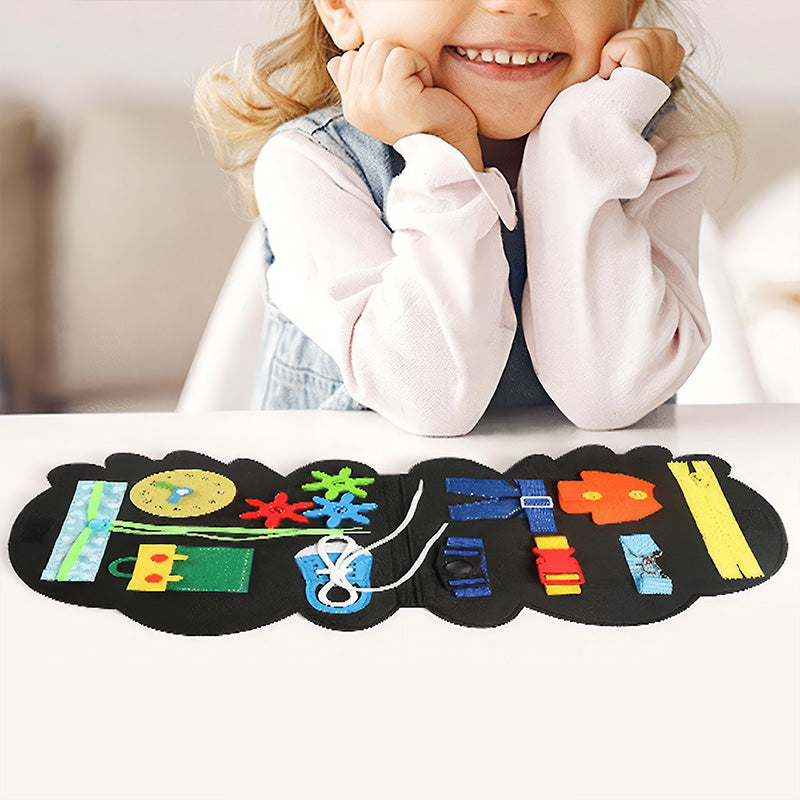 Dino Busy Board Tableau d'activités Montessori