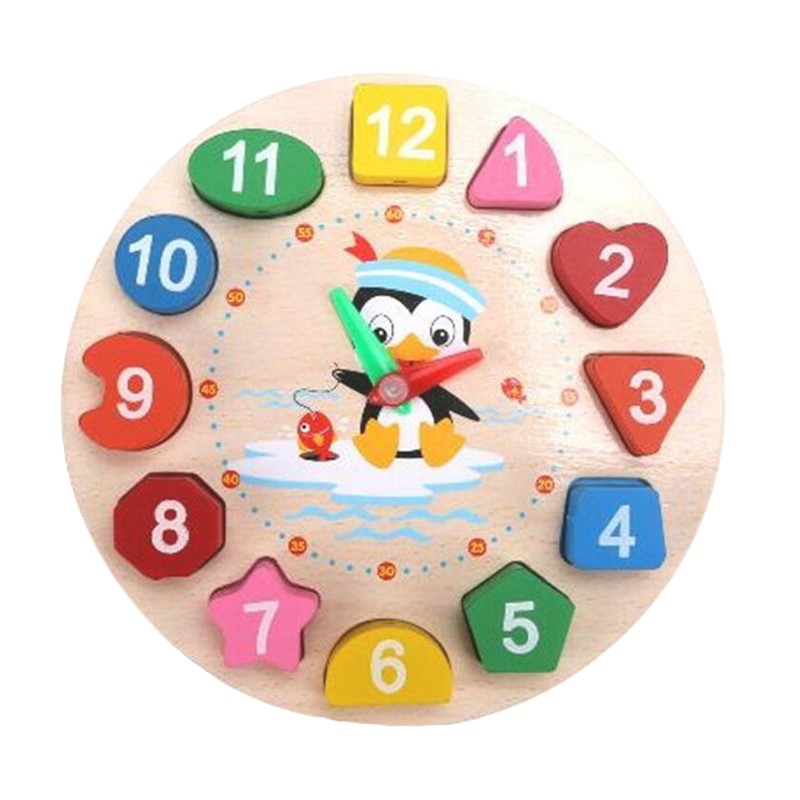 Horloge Montessori Educative Colorée